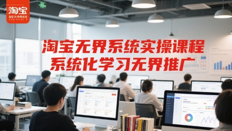 淘宝无界系统实操课程，系统化学习无界推广网赚项目-副业赚钱-互联网创业-资源整合御文网赚