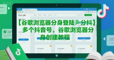 谷歌浏览器分身登陆多个抖音号，谷歌浏览器分身创建教程网赚项目-副业赚钱-互联网创业-资源整合御文网赚