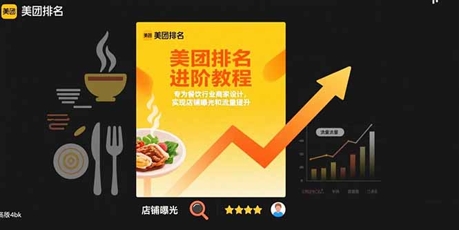 美团排名进阶教程：专为餐饮行业商家设计，实现店铺曝光和流量提升网赚项目-副业赚钱-互联网创业-资源整合御文网赚
