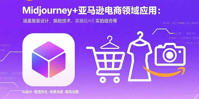Midjourney+电商领域商业应用：涵盖服装设计、换脸技术、实拍结合等网赚项目-副业赚钱-互联网创业-资源整合御文网赚