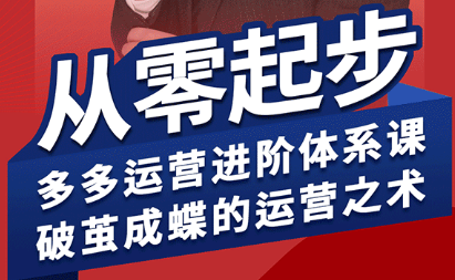 海神·拼多多运营进阶系统课(更新8月)网赚项目-副业赚钱-互联网创业-资源整合御文网赚