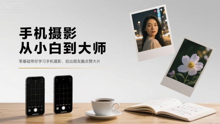手机摄影从小白到大师，零基础带你学习手机摄影，拍出朋友圈点赞大片网赚项目-副业赚钱-互联网创业-资源整合御文网赚