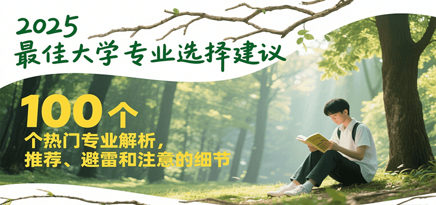 2025最佳大学专业选择建议，100个热门专业解析，推荐、避雷和注意的细节网赚项目-副业赚钱-互联网创业-资源整合御文网赚