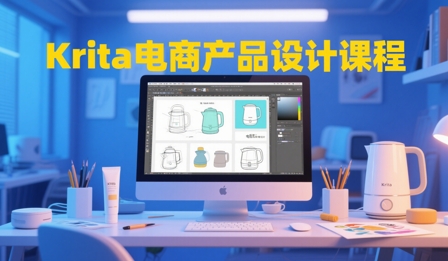 大梦老师·Krita电商产品设计课程网赚项目-副业赚钱-互联网创业-资源整合御文网赚