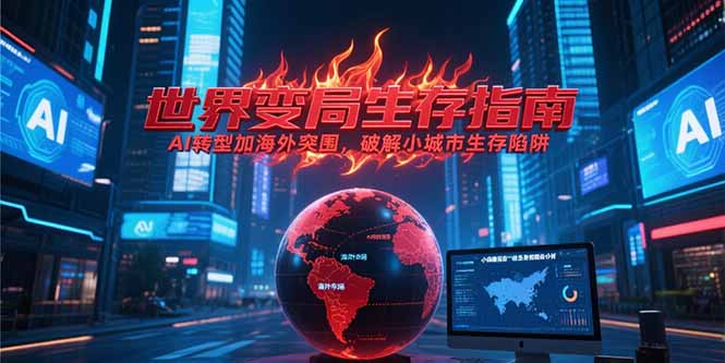 付费文章《世界变局生存指南，AI转型加海外突围，破解小城市生存陷阱》网赚项目-副业赚钱-互联网创业-资源整合御文网赚
