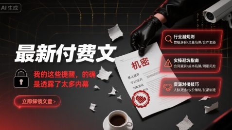 最新付费文：我的这些提醒，的确是透露了太多内幕网赚项目-副业赚钱-互联网创业-资源整合御文网赚