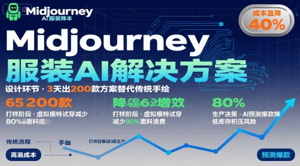 AI在服装领域的运用，使用midjourney做服装辅助企业降低成本网赚项目-副业赚钱-互联网创业-资源整合御文网赚