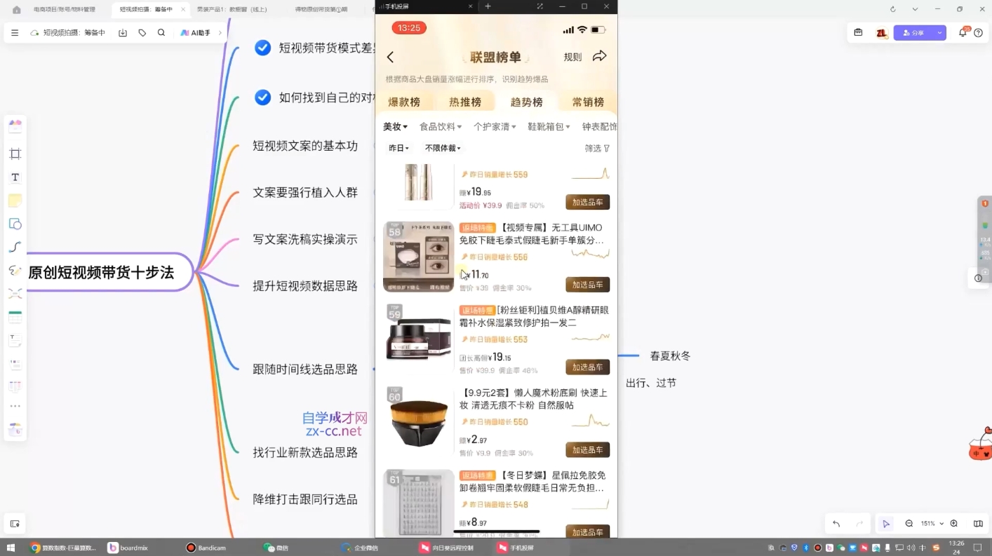 原创短视频带货10步法网赚项目-副业赚钱-互联网创业-资源整合御文网赚