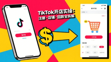 TikTok从开店到投流的进阶课，从基础实操到高阶技巧一网打尽网赚项目-副业赚钱-互联网创业-资源整合御文网赚