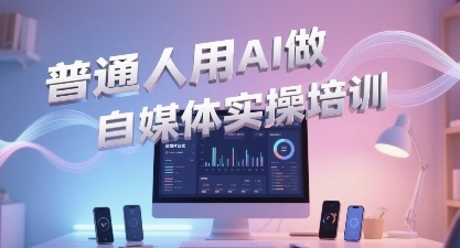 普通一个人用AI做自媒体，助你轻松开启AI自媒体创作之路网赚项目-副业赚钱-互联网创业-资源整合御文网赚