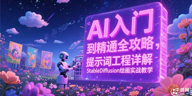 AI入门到精通全攻略，提示词工程详解，StableDiffusion绘画实战教学网赚项目-副业赚钱-互联网创业-资源整合御文网赚