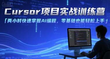 Cursor项目实战训练营，两小时快速掌握AI编程，零基础也能轻松上手网赚项目-副业赚钱-互联网创业-资源整合御文网赚