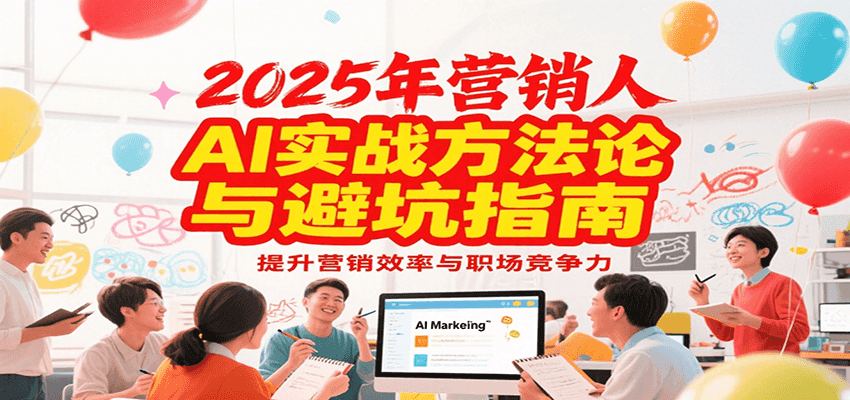 2025年营销实战方法论与避坑指南，利用AI提升营销效率与职场竞争力网赚项目-副业赚钱-互联网创业-资源整合御文网赚