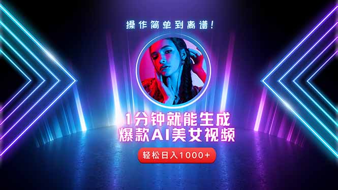 2025年最强副业：用AI做短视频，从零开始打造爆款账号！网赚项目-副业赚钱-互联网创业-资源整合御文网赚