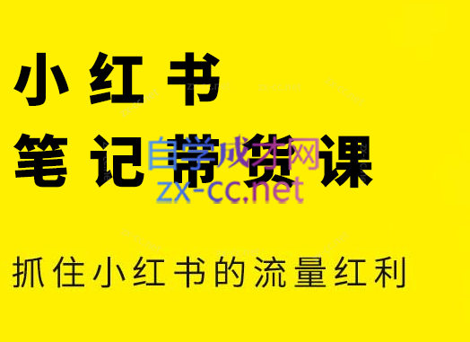 张宾·小红书笔记带货课(更新4月)网赚项目-副业赚钱-互联网创业-资源整合御文网赚