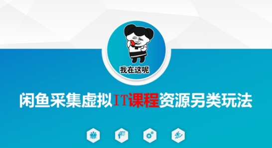 闲鱼采集虚拟IT课程资源另类玩法，干货满满网赚项目-副业赚钱-互联网创业-资源整合御文网赚